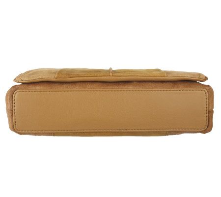 Tignanello Vintage Leather Pleated Crossbody Bag