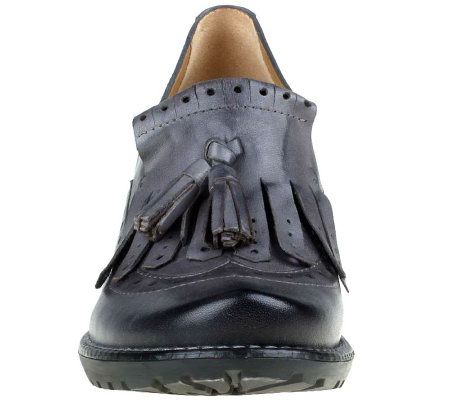 Earth Sundowner Leather Tassel Loafers