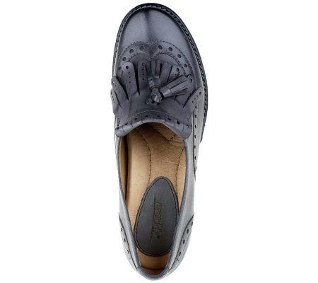 Earth Sundowner Leather Tassel Loafers