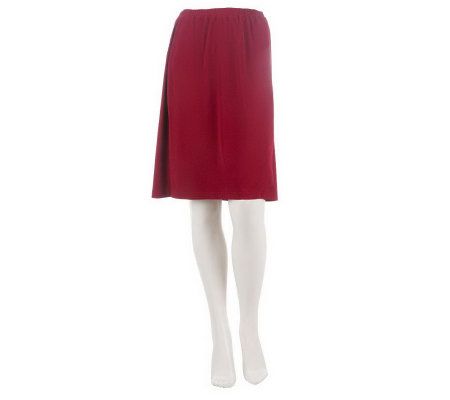 George Simonton Crystal Knit Split Skirt - A89688