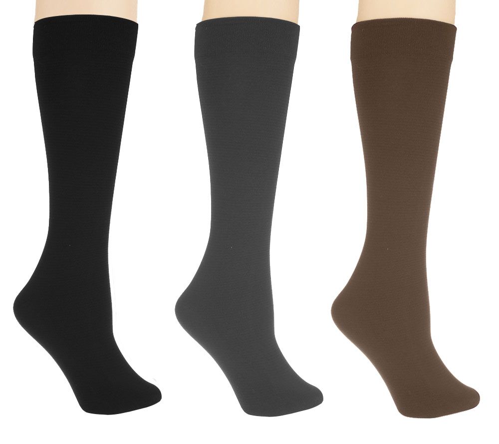 Legacy Legwear Set of 3 Flip Side Fleecy Socks - A217089