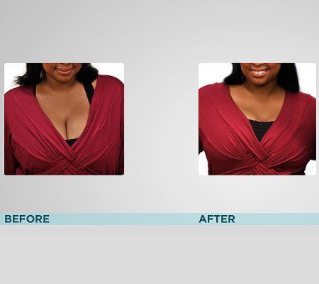 Genie Bra Set of 4 Lace Trim Seamless Bras w/ Modesty Pads