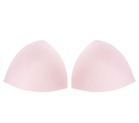 Genie Bra Set of 4 Lace Trim Seamless Bras w/ Modesty Pads