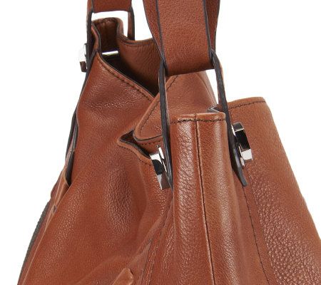 orYANY Leather Cassie Hobo with Front Pouch & Braided Detail