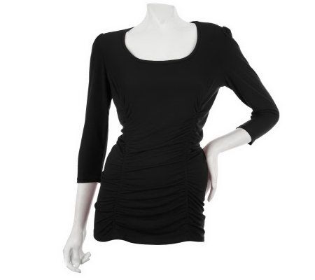 Terri Gillespie Slimmerz 3/4 Sleeve Knit Top - A226889