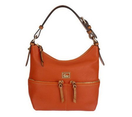 Dooney & Bourke Dillen Leather Small Zipper Pocket Hobo - A234389