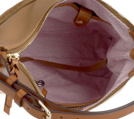 Dooney & Bourke Dillen Leather Small Zipper Pocket Hobo