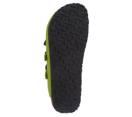 Birkis Wool Animals Print Double Adj. Strap Clogs