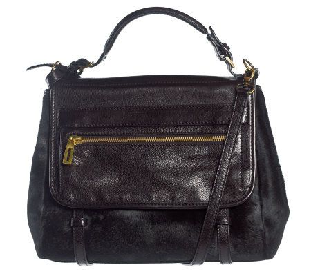 Isaac Mizrahi Live! New York Pony Hair Calf Handbag