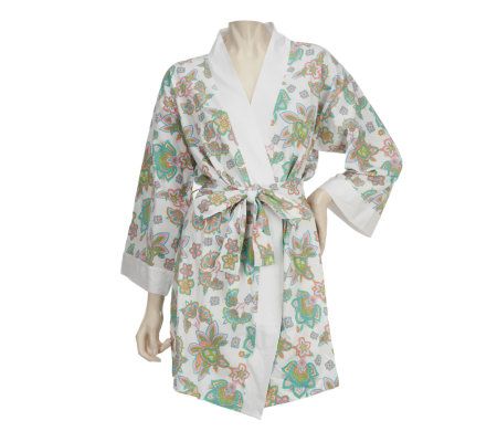 SleepIn by BedHead PJs Vintage Paisley Kimono Robe - A223190