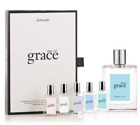 philosophy 4 oz. grace spray with 5 piece mini wardrobe - A234290