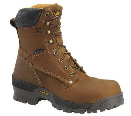 Carolina Boots Mens 8 Waterproof Broad ToeBoots - A208691