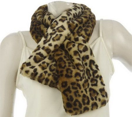 Dennis Basso Faux Fur Pull-through Scarf - A211291