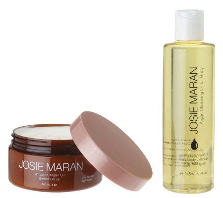 Josie Maran Argan Body Cleansing Oil & Whipped Body Butter Duo - A218791