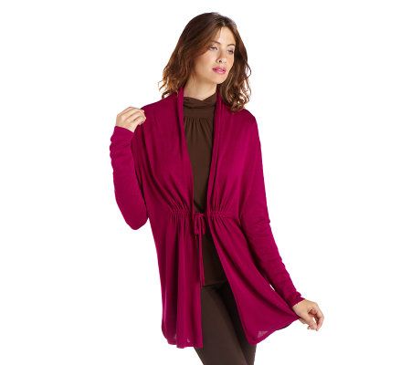 Bradley by Bradley Bayou Long Sleeve Cardigan with Waist Detail - A214192
