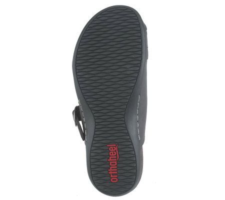 Orthaheel Melissa Orthotic Slip-on Mules w/FloralDetails