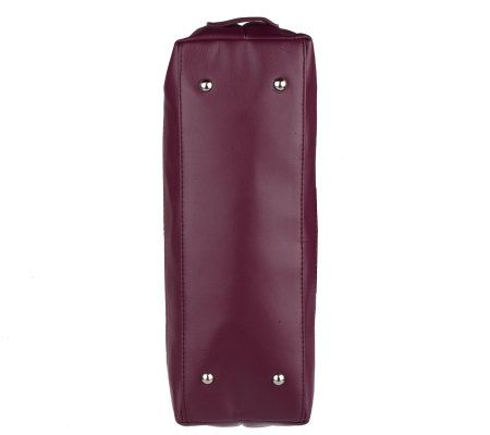 Tignanello Glove Leather Tote Bag with Stitching