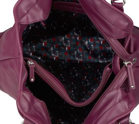 Tignanello Glove Leather Tote Bag with Stitching