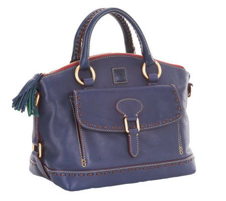 Dooney & Bourke Florentine Leather East/West Pocket Satchel - A220192