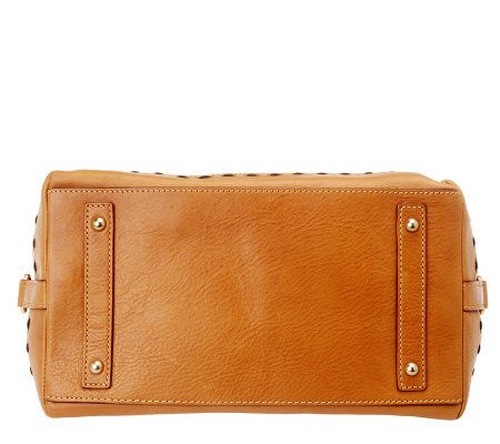 Dooney & Bourke Florentine Leather East/West Pocket Satchel