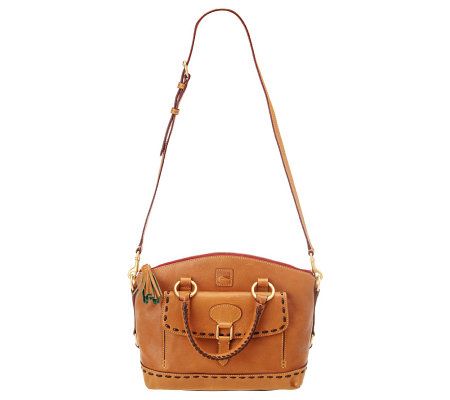 Dooney & Bourke Florentine Leather East/West Pocket Satchel