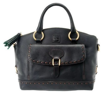 Dooney & Bourke Florentine Leather East/West Pocket Satchel - A220192