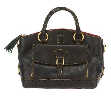Dooney & Bourke Florentine Leather East/West Pocket Satchel - A220192