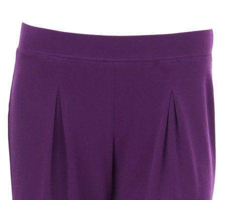 George Simonton Crystal Knit Petite Wide Leg Pants