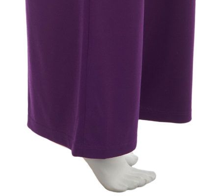 George Simonton Crystal Knit Petite Wide Leg Pants