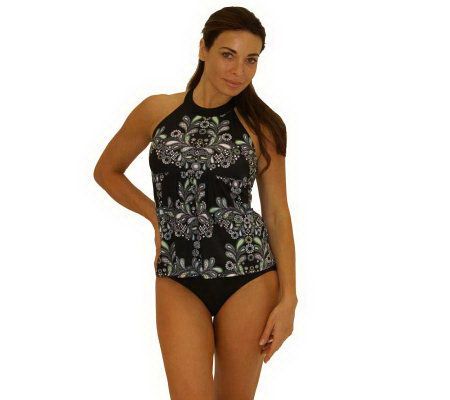 Fit 4 U Hips Deco Hi-Neck Tankini - A328492