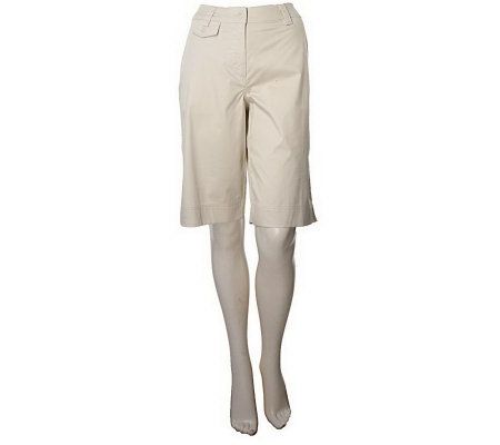 Susan Graver Stretch Walk Shorts w/Coin Pocket - A8892