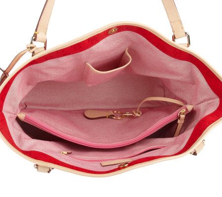 Dooney & Bourke Signature Fabric Tote with Accessories