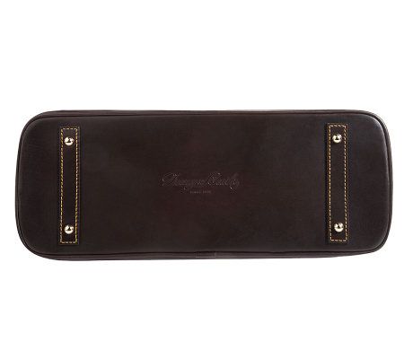 Dooney & Bourke Croco Embossed Leather Tassel Bag with Accessories