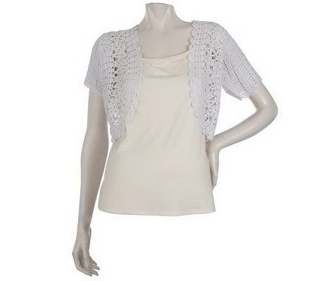 EffortlessStyle by Citiknits Crochet Shrug - A215193