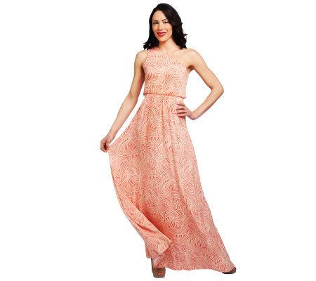 RP by Rachel Pally Rolling Waves One Shoulder Maxi Dress - A222393