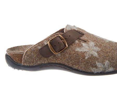 Weil by Orthaheel Flores Orthotic Slip-on Mule w/ Floral Pattern