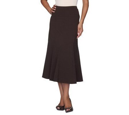 George Simonton Ponte Knit Pull-on Skirt - A204194