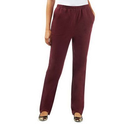 Denim & Co. How Comfy Pull-On Side Pocket Tall Pants - A227594