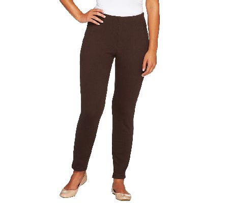 Isaac Mizrahi Live! Icon Grace Knit Denim Pull-On Pants - A227794