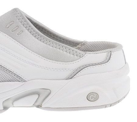 Ryka Leather & Mesh Slip-on Sport Clogs