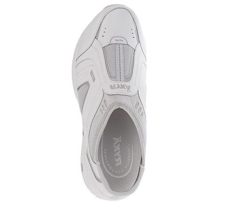 Ryka Leather & Mesh Slip-on Sport Clogs