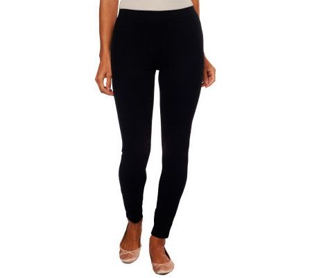 Isaac Mizrahi Live! Icon Marilyn Stretch Knit Leggings - A227795