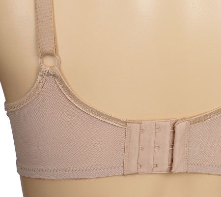 Breezies Set of 2 Wild Rose Lace Seamless Underwire Bra