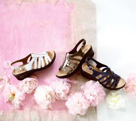 Clarks Bendables Lexi Marigold Leather Sandals