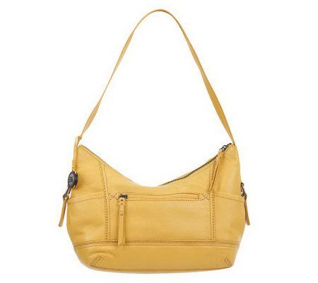 The Sak Leather Kendra Hobo Bag with Side Pocket - A225096