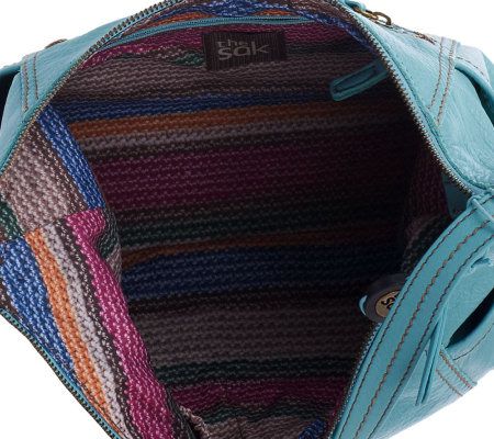 The Sak Leather Kendra Hobo Bag with Side Pocket