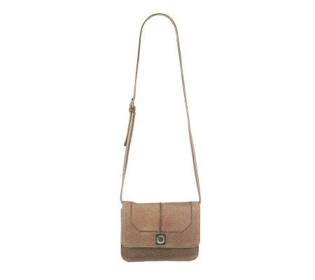 B. Makowsky Luxe Cobra Embossed Leather Mini Organizer - A228996