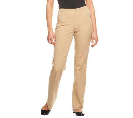 Isaac Mizrahi Live! Regular 24/7 Stretch Boot Cut Pants - A231996