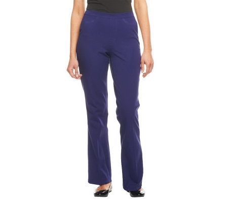 Isaac Mizrahi Live! Regular 24/7 Stretch Boot Cut Pants - A231996