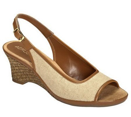 Aerosoles Dozen Roses Open-Toe Slingback Sandals - A314696